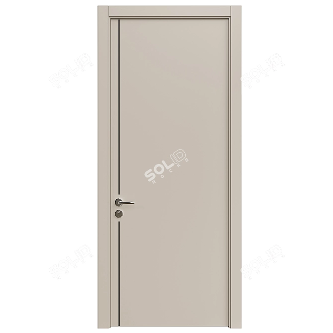 Interior Doors 3D Model Set 3D model image 5