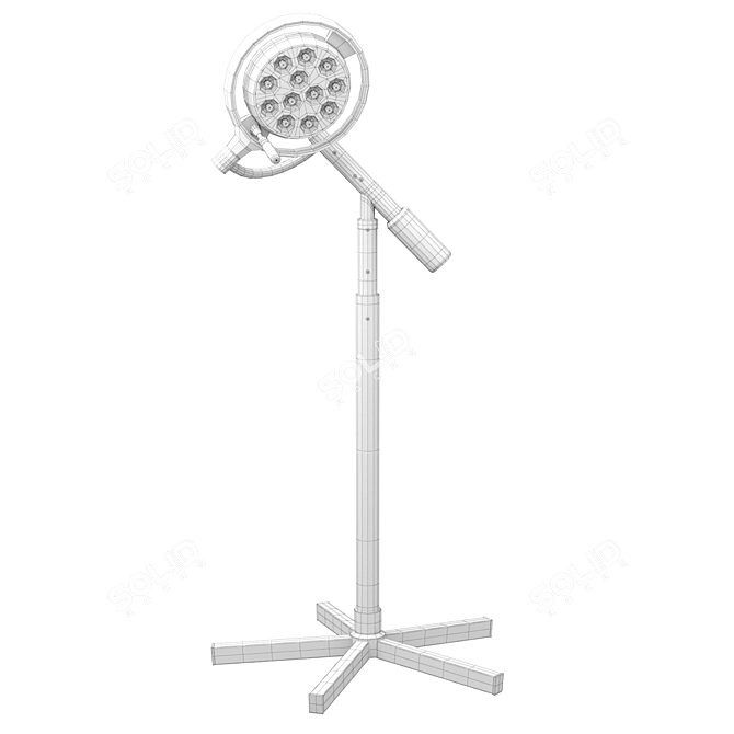 Precision Surgical Lighting Device 3D model image 4