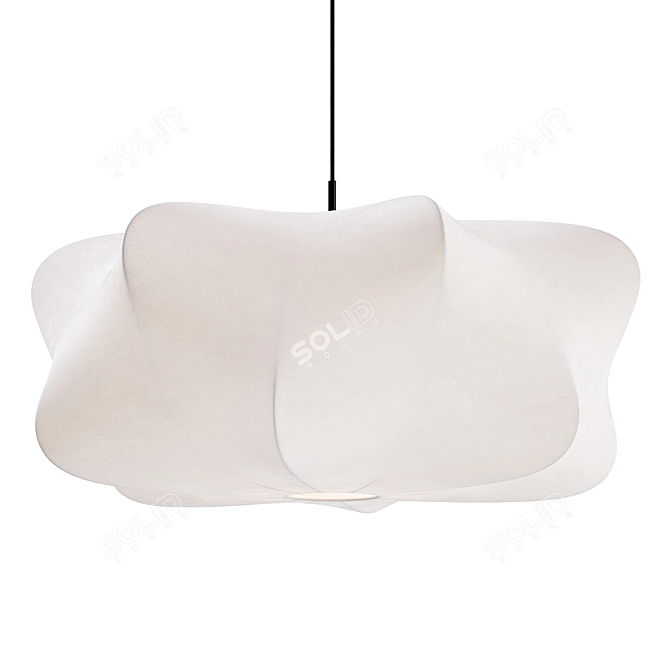 Sleek Cirrus Pendant Light 3D model image 3