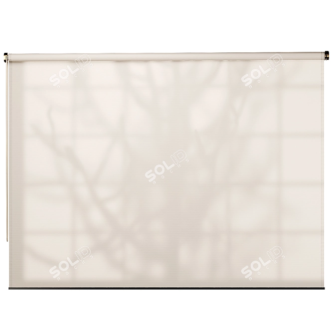 Shadow Play Roller Blinds 3D model image 2