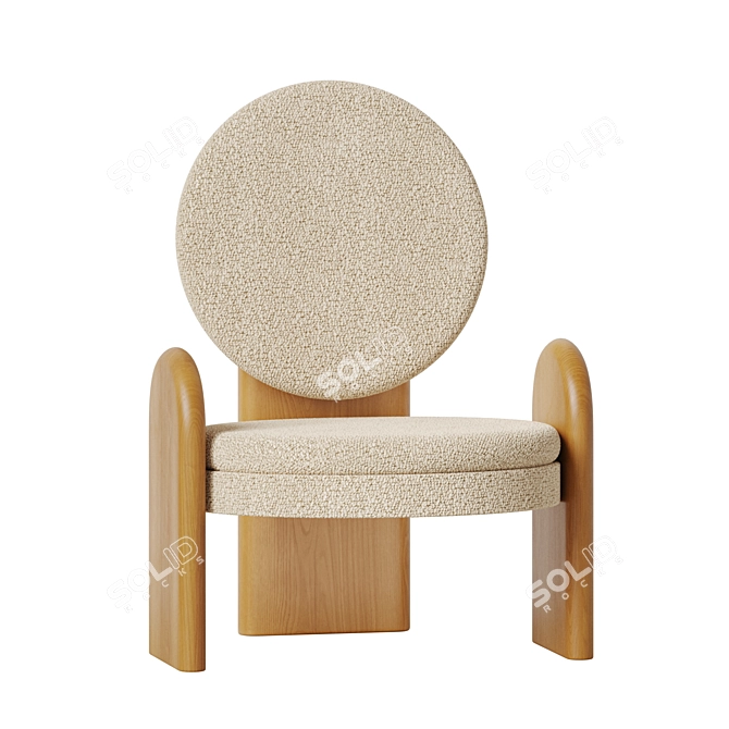 Smith Single Chair. Realistic 3D. 3D model image 1