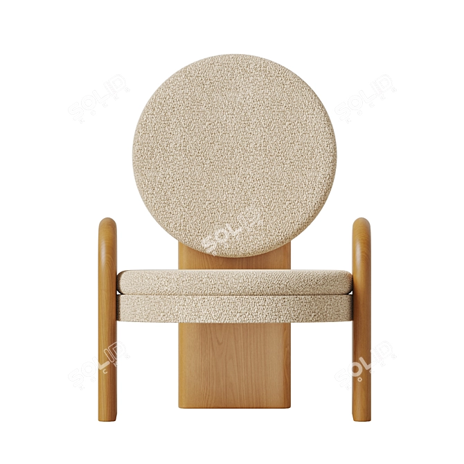 Smith Single Chair. Realistic 3D. 3D model image 3