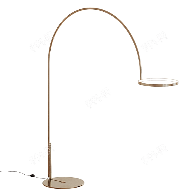 Modern Metal ARX Floor Lamp 3D model image 6