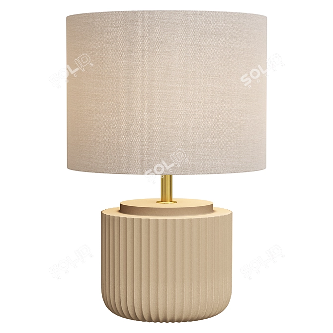 Natural Cole Table Lamp 3D model image 1