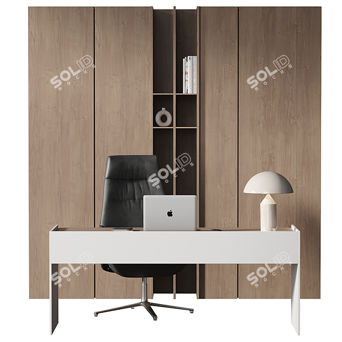 Modern Office Furniture Set 2014 3D model image 1