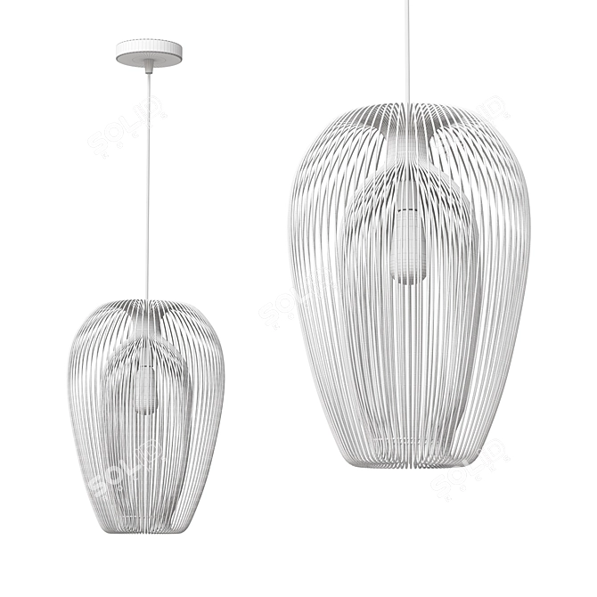 Dar Lighting Ero Pendant Light 3D model image 3