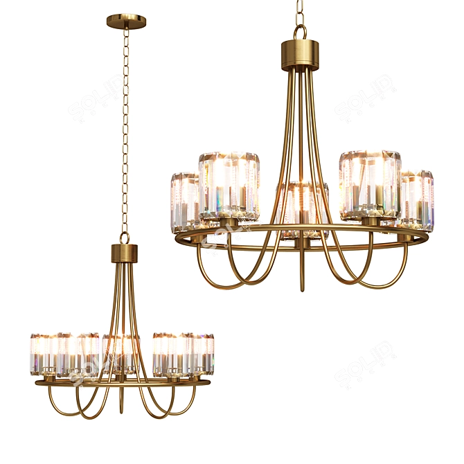 Translated description: Brand: Next

Unique Title:  Gallery Home Hove Chandelier 3D model image 2