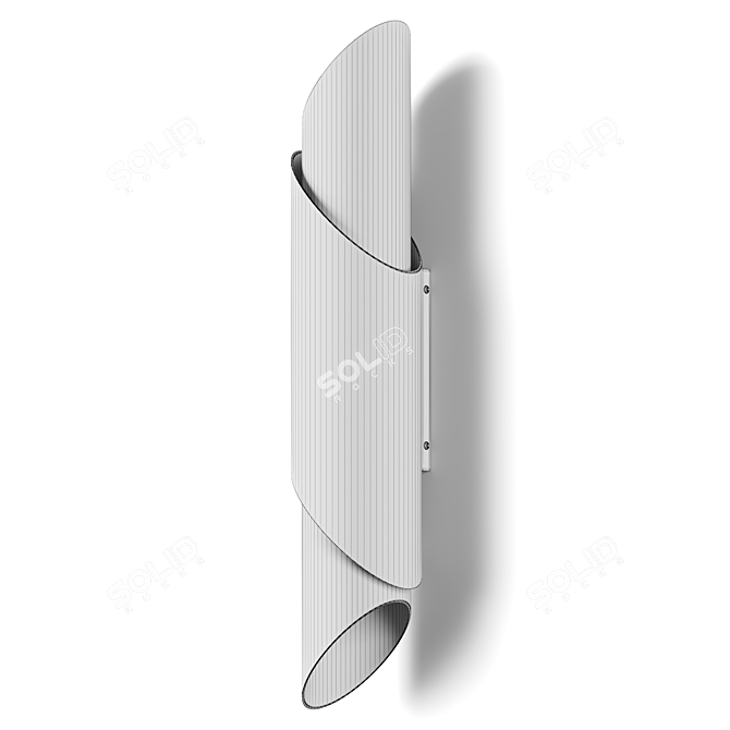 Rotating Wall Lamp Fixture 3D model image 4