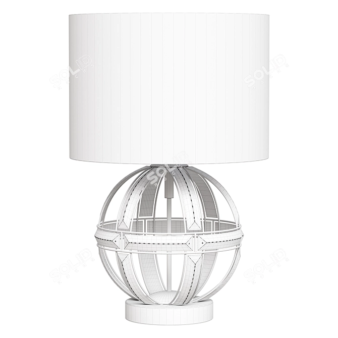 Laura Ashley Table Lamp 3D model image 2