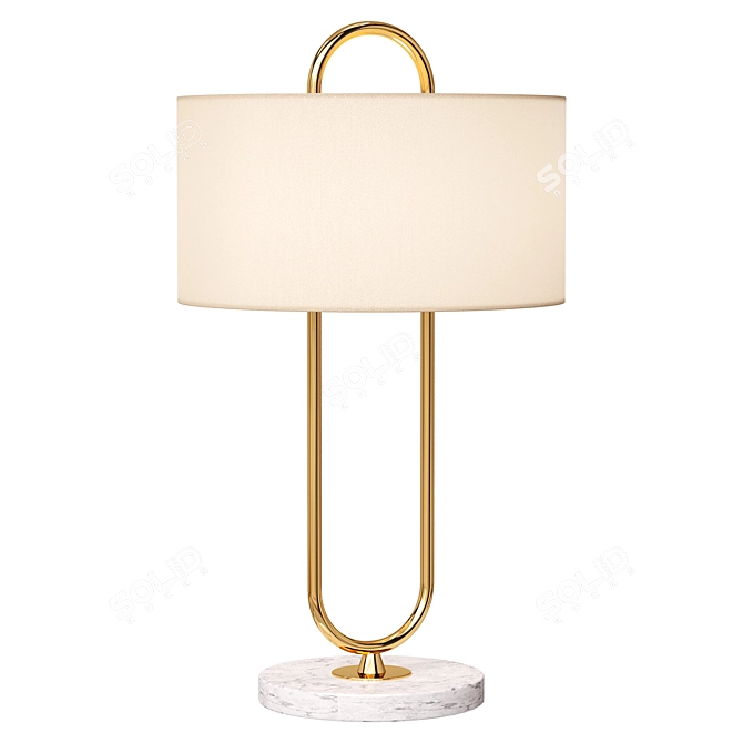 Hozo Warner Table Lamp 3D model image 1