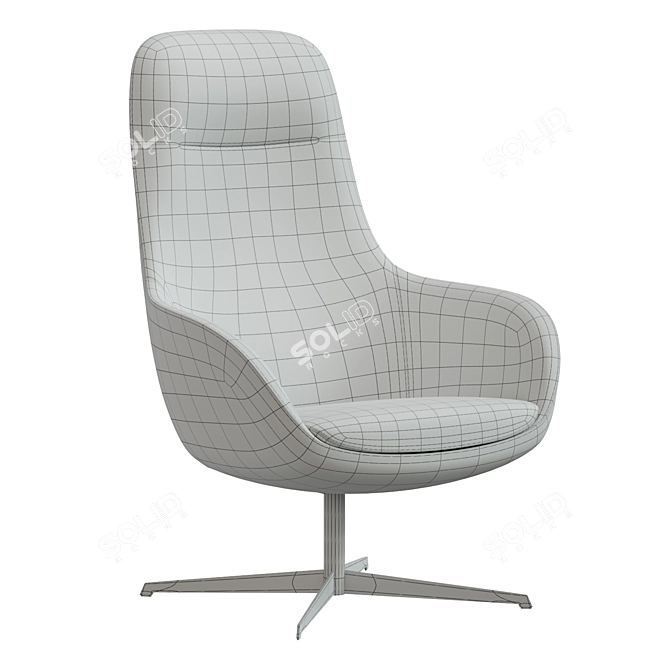 Ariel R7 Rossetto Chair Render 3D model image 4