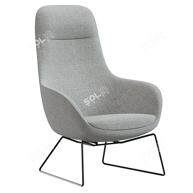 ROSSETTO ARIEL S7 Chair 3D model image 1