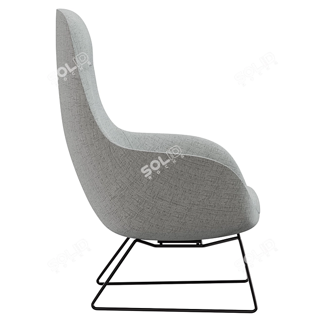 ROSSETTO ARIEL S7 Chair 3D model image 2