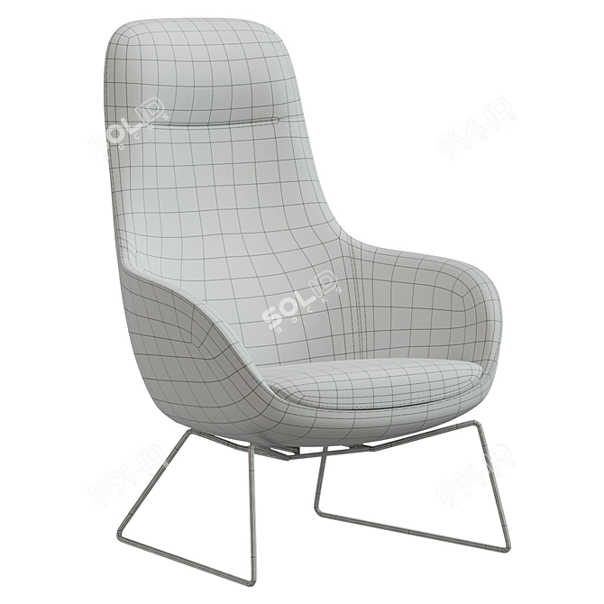 ROSSETTO ARIEL S7 Chair 3D model image 4