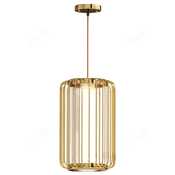 Modern Pendant Light Kai 2 3D model image 1