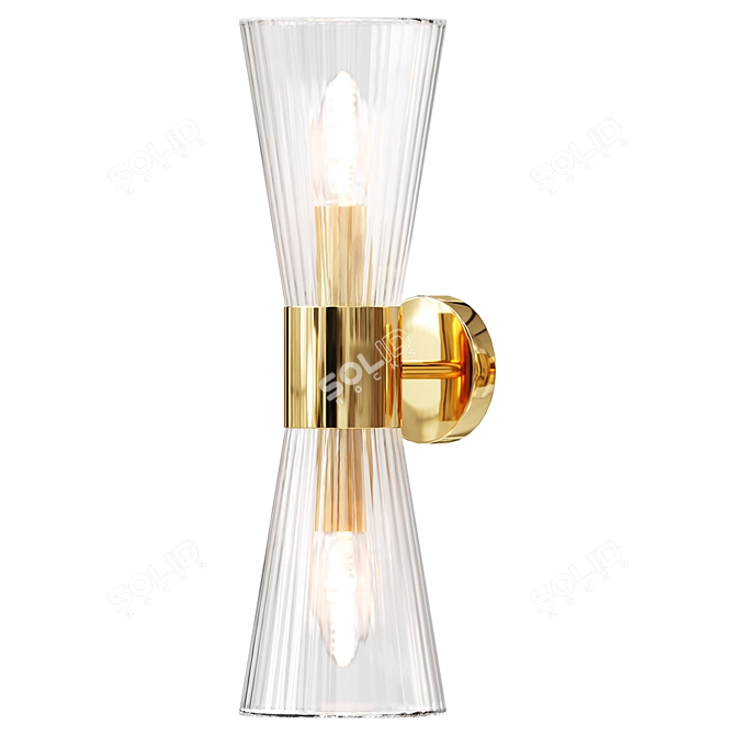 Vesta Wall Sconce by Hozo 3D model image 1