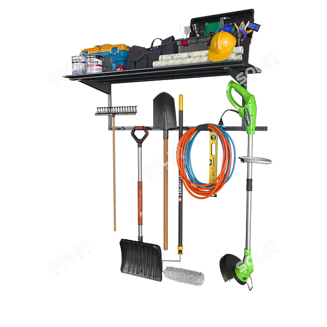  3D Garage Tools Set 3D model image 5