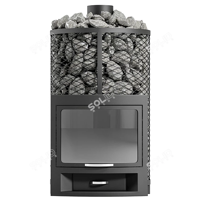 Kalvis PR5-1 Sauna Stove 3D model image 2