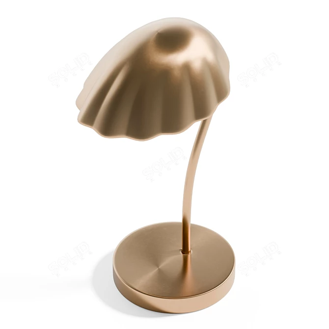 UV-Unwrapped Shell Table Lamp 3D model image 5