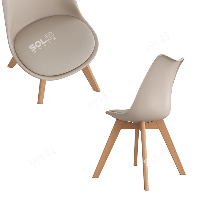 Fran-4 Chair Set, Divan.ru 3D model image 6