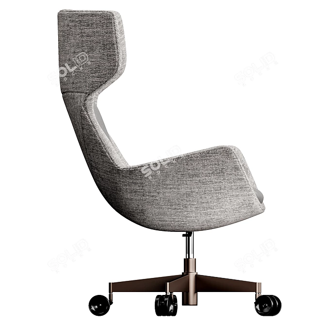 Sophisticated Bonaldo Newton Armchair 3D model image 3