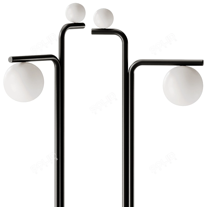 Rivatelier Bubbles Floor Lamp: Modern Elegance 3D model image 3
