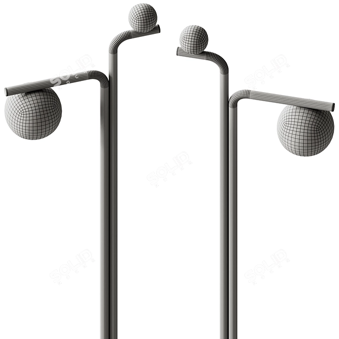Rivatelier Bubbles Floor Lamp: Modern Elegance 3D model image 5