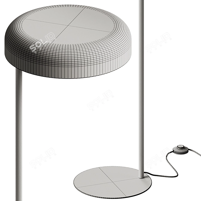 Robin Rea Adjustable Metal Floor Lamp 3D model image 5