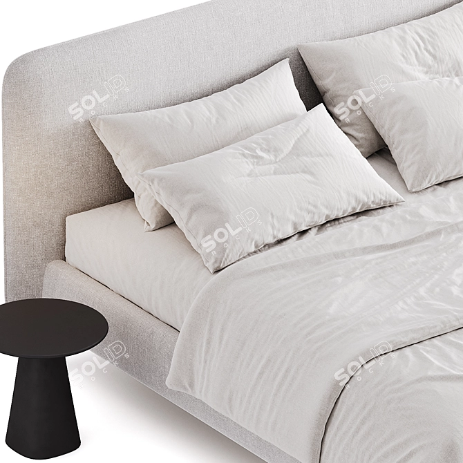 Modern Forssa Bed Design 3D model image 5
