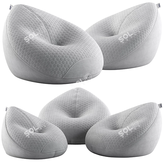 Luxury Indoor Kyoto Bean Bags 3D model image 5