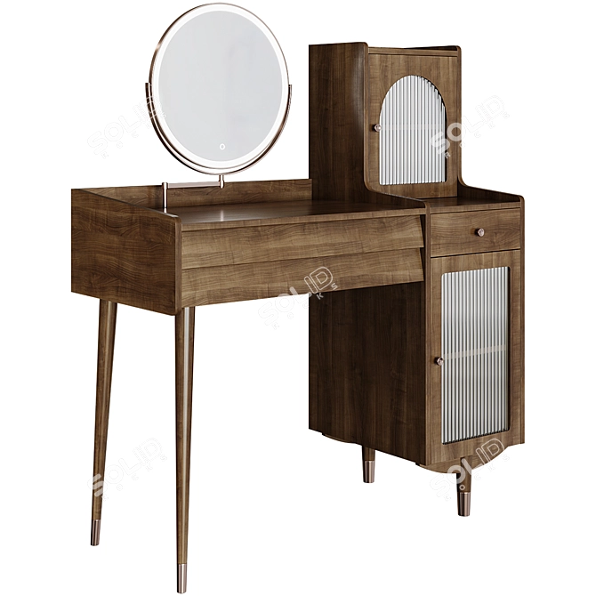 Yeerole Vanity Table Stand 3D model image 1