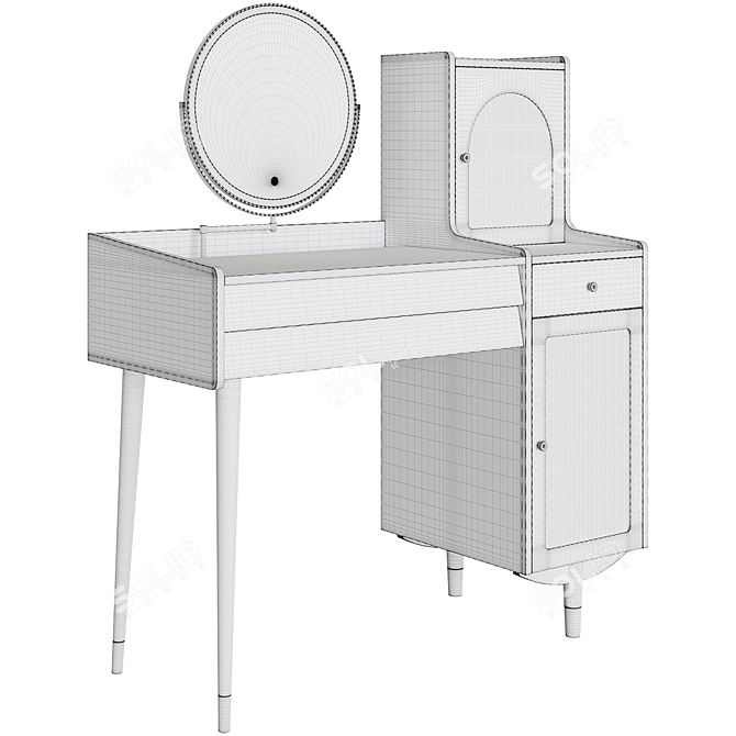 Yeerole Vanity Table Stand 3D model image 2