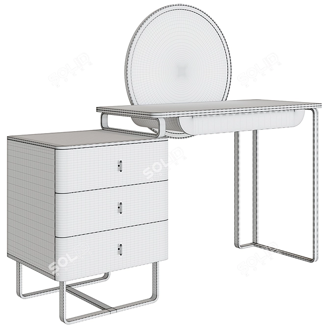 YEEROLE Vanity Table Стол 3D model image 2