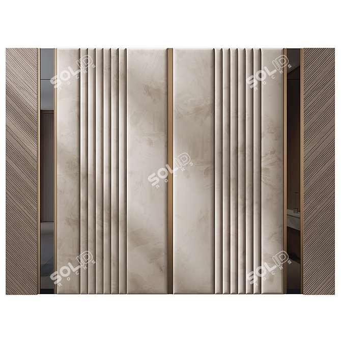  Modern Wall Panel Decor 139 3D model image 1