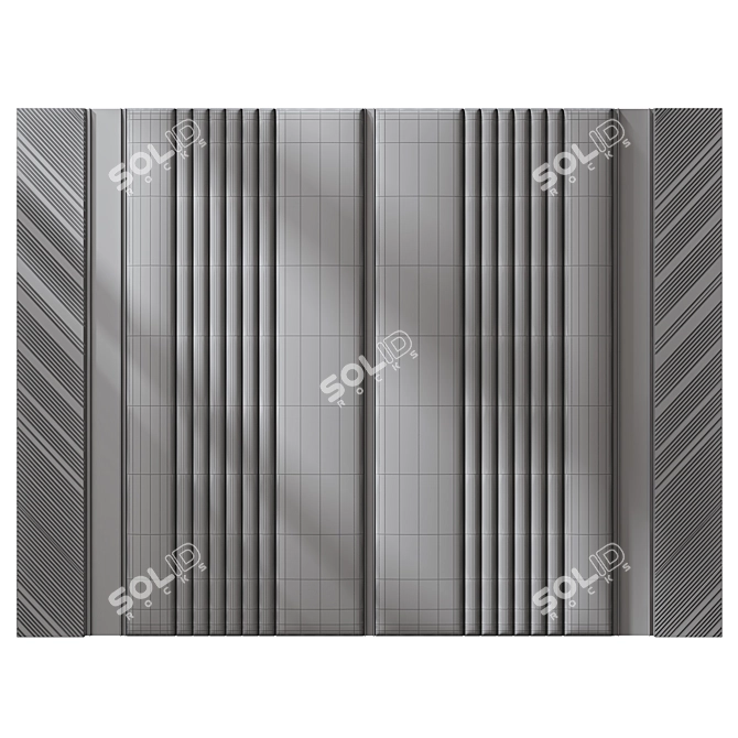  Modern Wall Panel Decor 139 3D model image 3
