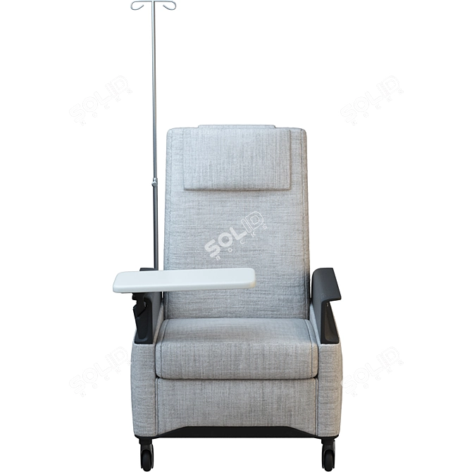 Ergonomic Recliner Chair for Relaxation 3D model image 2