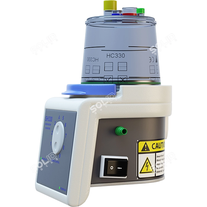 Advanced Medical Humidifier: Optimal Comfort 3D model image 3