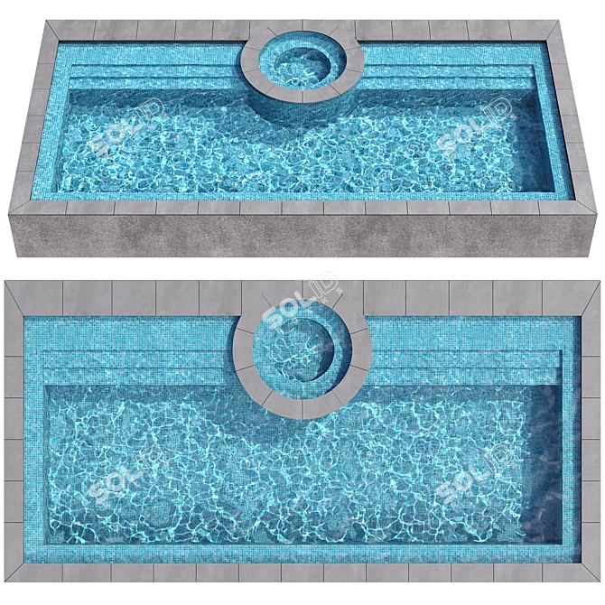 Pool No112: Visualization-Ready 3D Model 3D model image 1