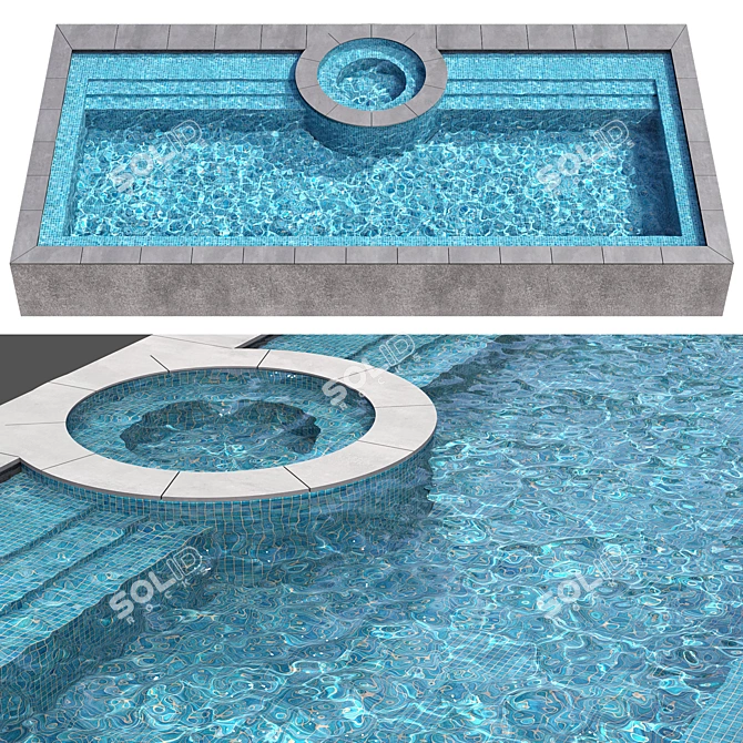 Pool No112: Visualization-Ready 3D Model 3D model image 5