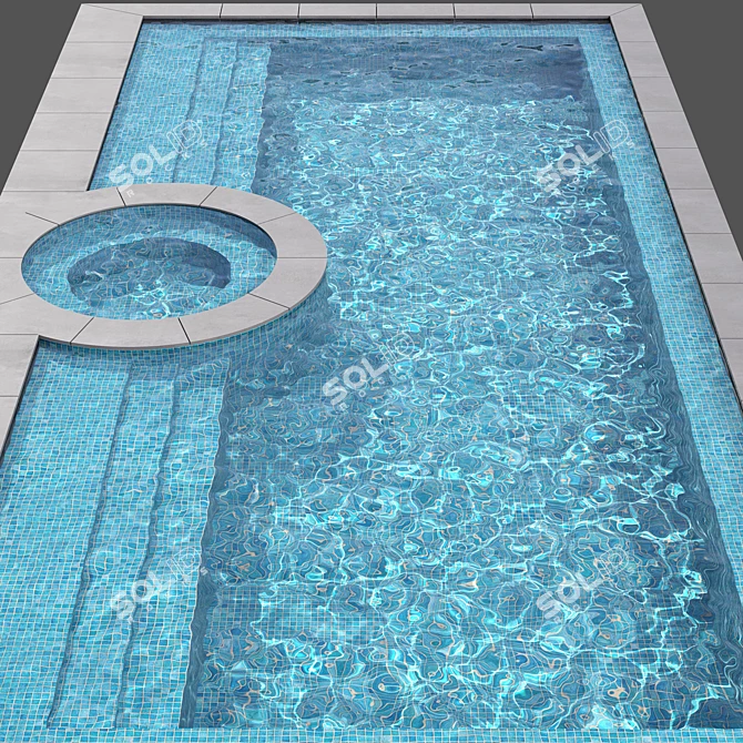 Pool No112: Visualization-Ready 3D Model 3D model image 6