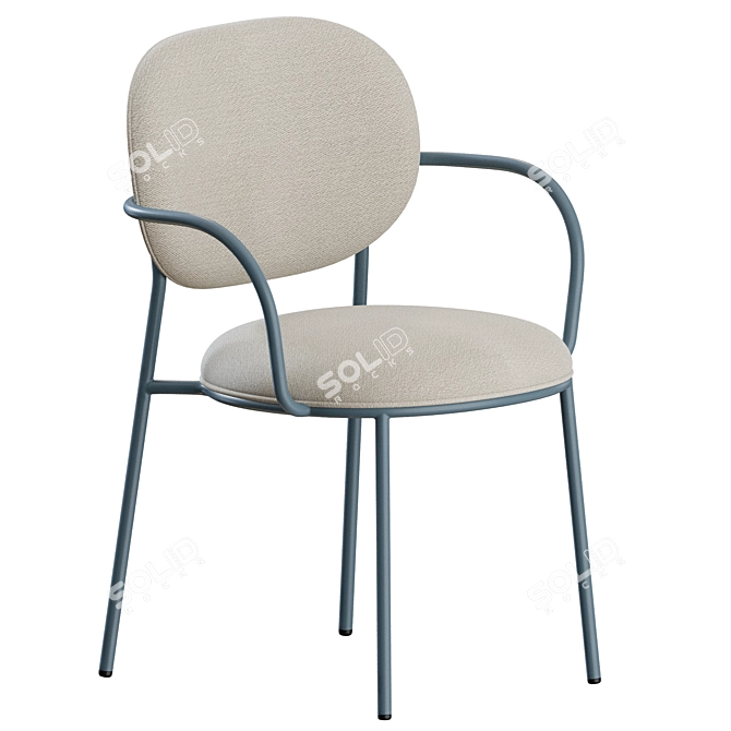 Pedrali Stiel Chairs Set Of 4 3D model image 7