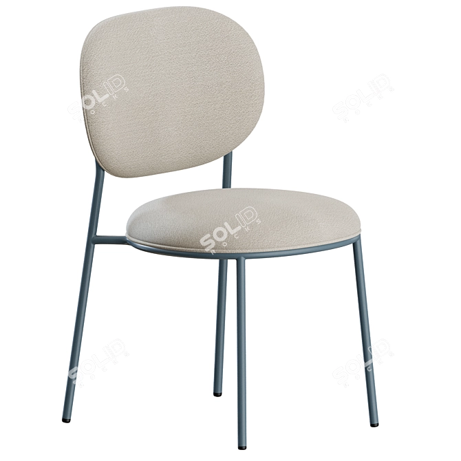 Pedrali Stiel Chairs Set Of 4 3D model image 2