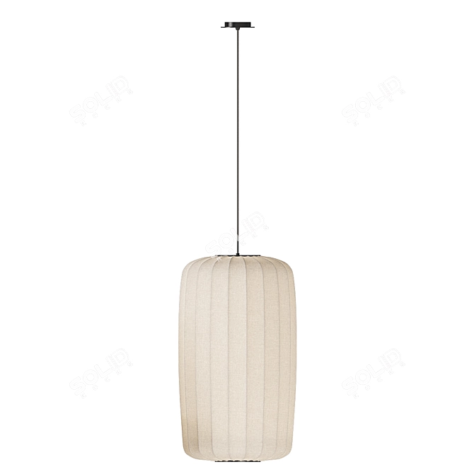 Modern LED Pendant Lighting Fixture 3D model image 5