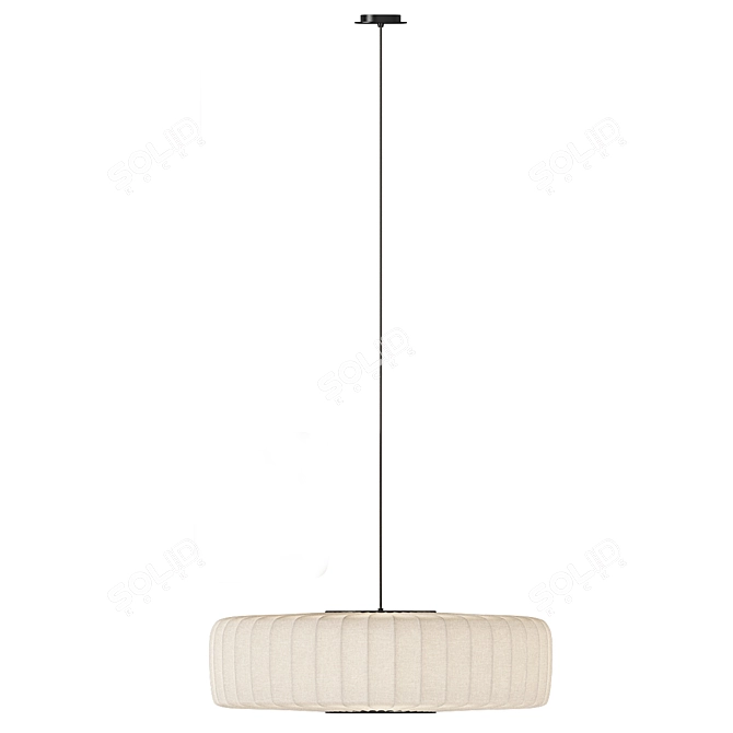 Modern LED Pendant Lighting Fixture 3D model image 6