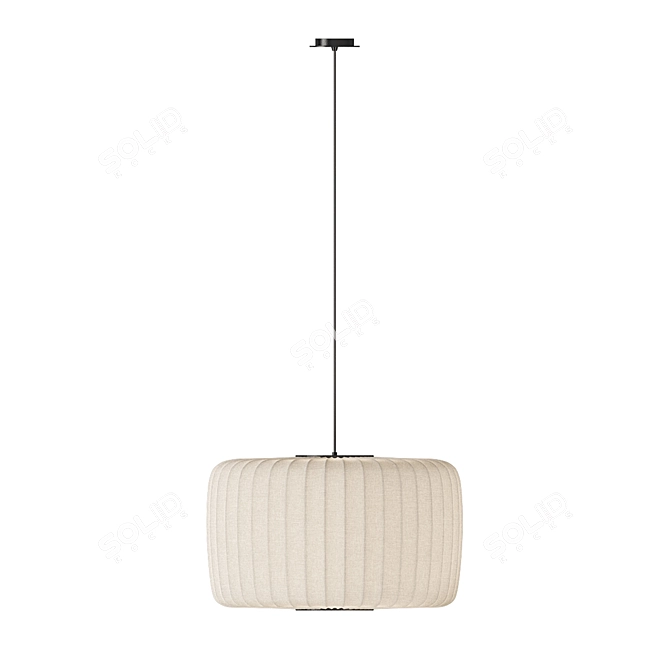 Modern LED Pendant Lighting Fixture 3D model image 7