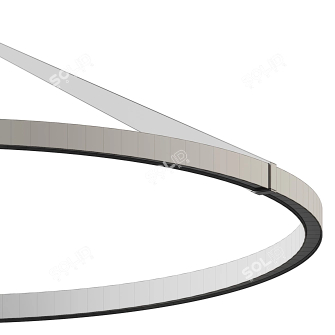 Modern Scandinavian-inspired Roda Chandelier 3D model image 5