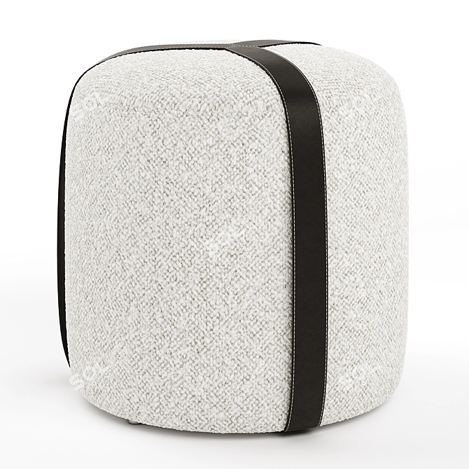 Contemporary Brooklyn Pouf Design 3D model image 3