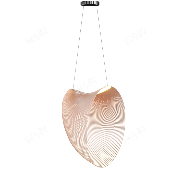 Modern Illan Pendant Light Fixture 3D model image 2