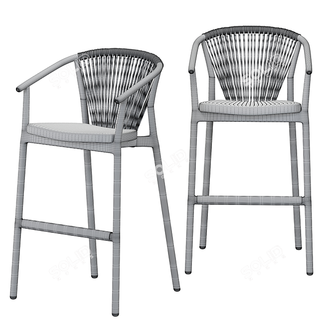 Smart 2014 Barstool Design 3D model image 4