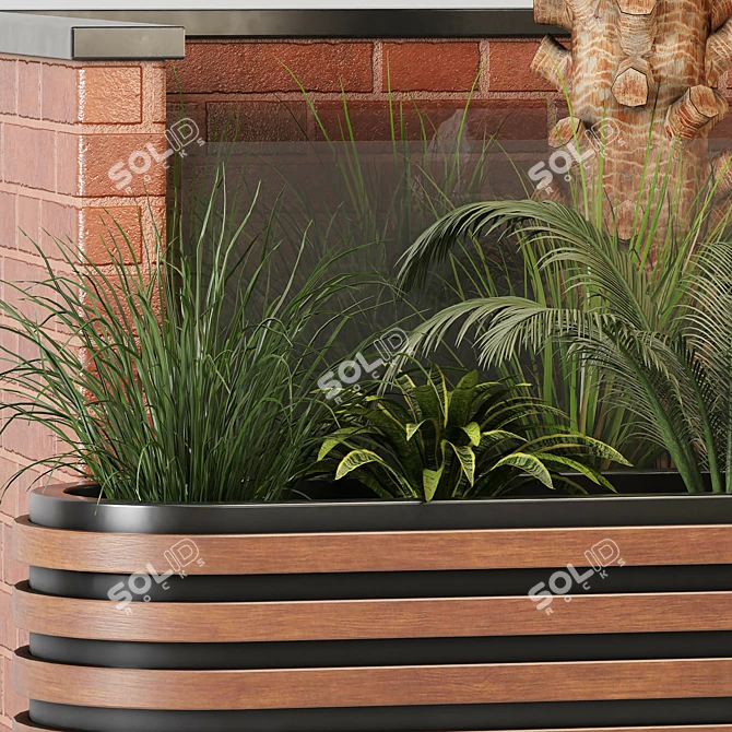 Nature-Inspired Outdoor Plant Collection 3D model image 2